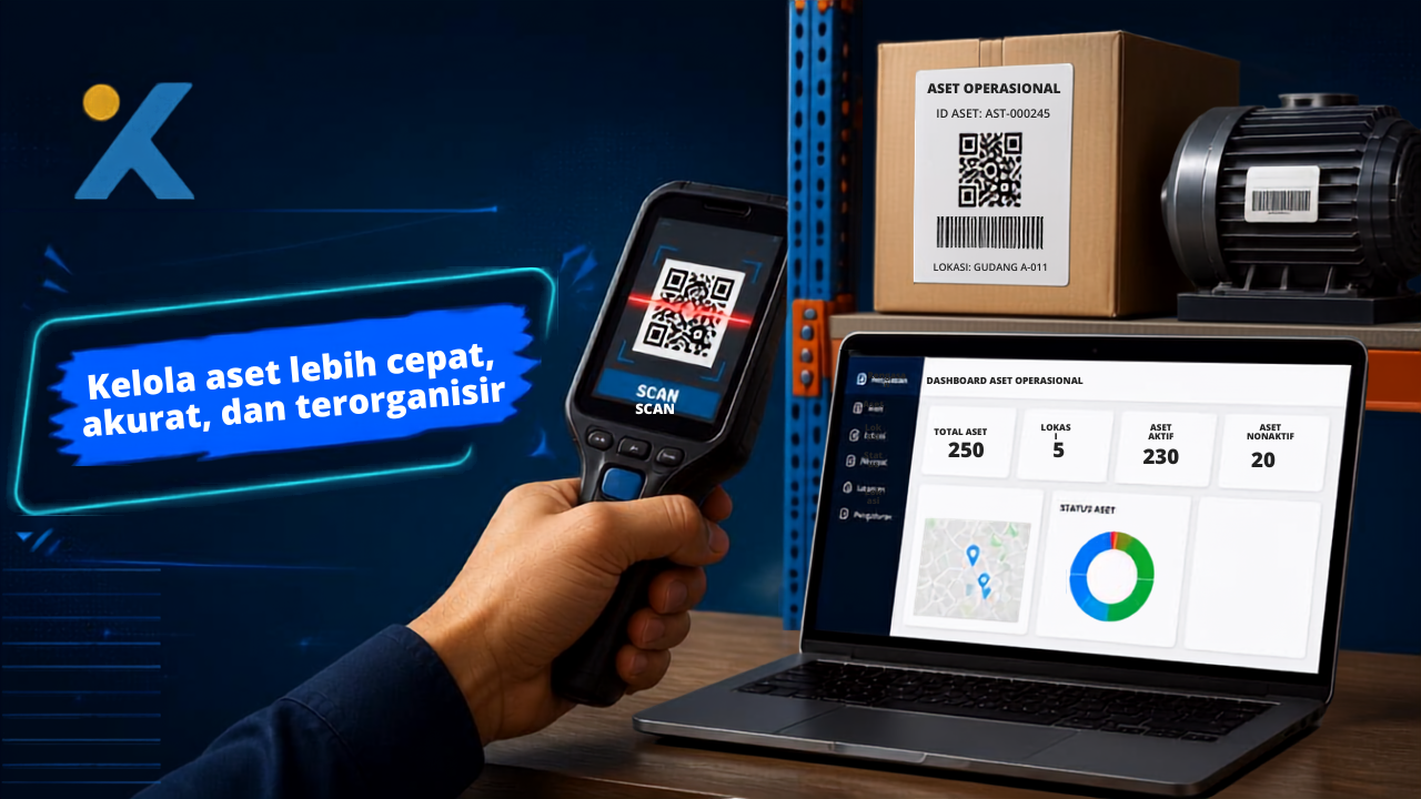 Manfaat Penggunaan QR Code dan Barcode dalam Pelacakan Aset Operasional